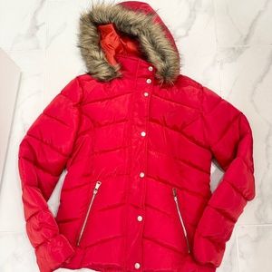 Red Puffer Jacket